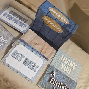 Assorted Greeting Cards Set - 25 Cards With WnvB